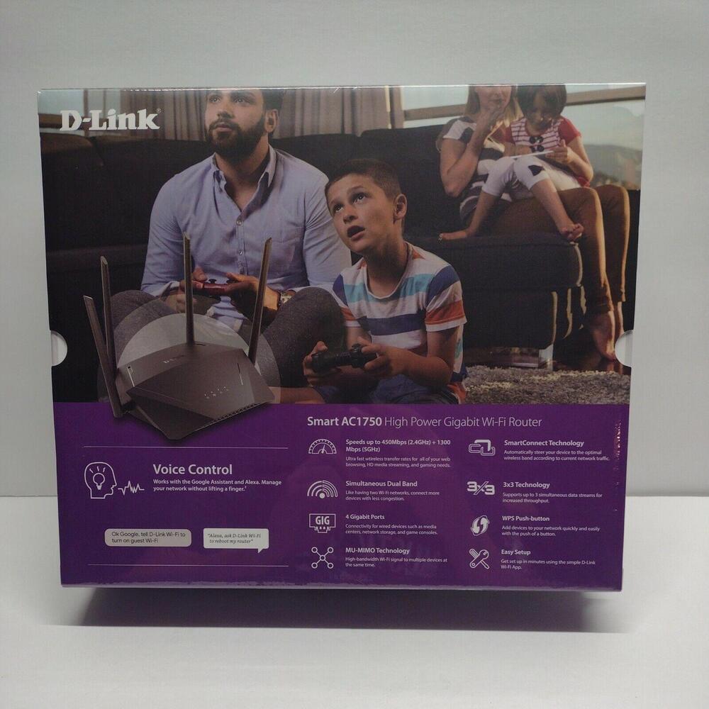 D-Link DIR-1750 Smart AC1750 High Power Gigabit Wi-Fi Router - Picture 3 of 5